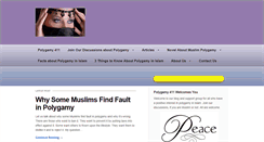 Desktop Screenshot of polygamy411.com