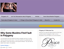 Tablet Screenshot of polygamy411.com